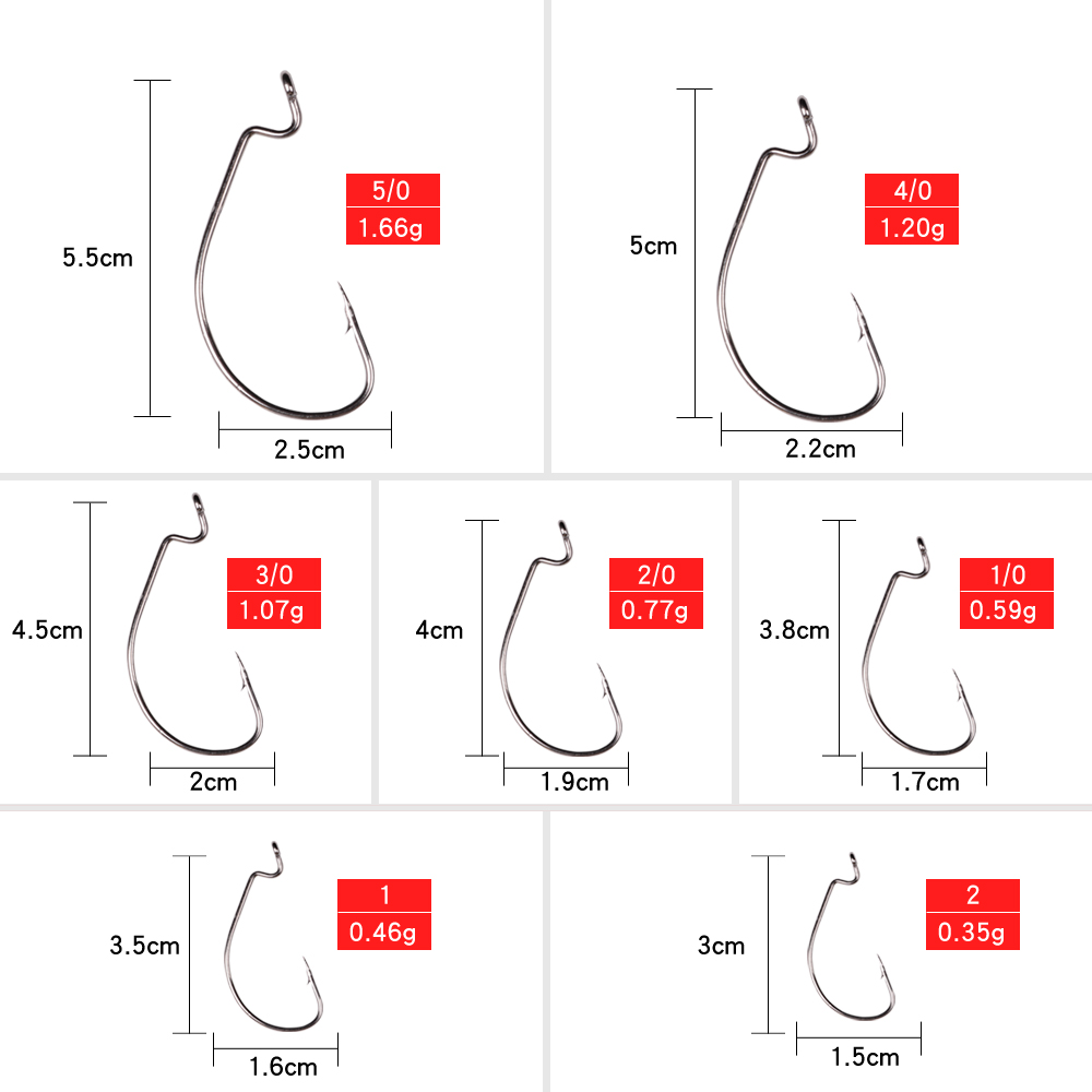 LUSHAZER 10 ชิ้น/ล็อตตะขอตกปลา - Fishing Hook Barbless บทวิจารณ์และราคา