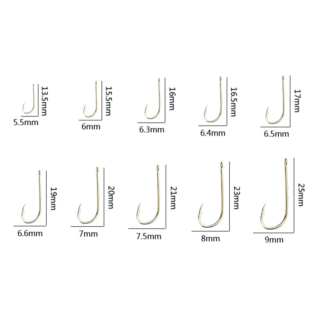 ตะขอเกี่ยวปลาด้ามยาวสีเงิน 50/ - Fishing Hook Circle บทวิจารณ์และราคา