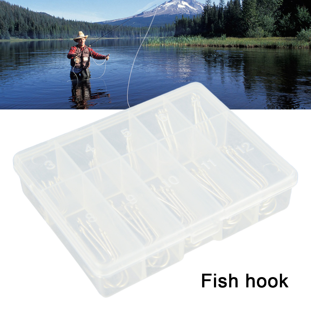 ตะขอเกี่ยวปลาด้ามยาวสีเงิน 50/ - Fishing Hook Circle บทวิจารณ์และราคา